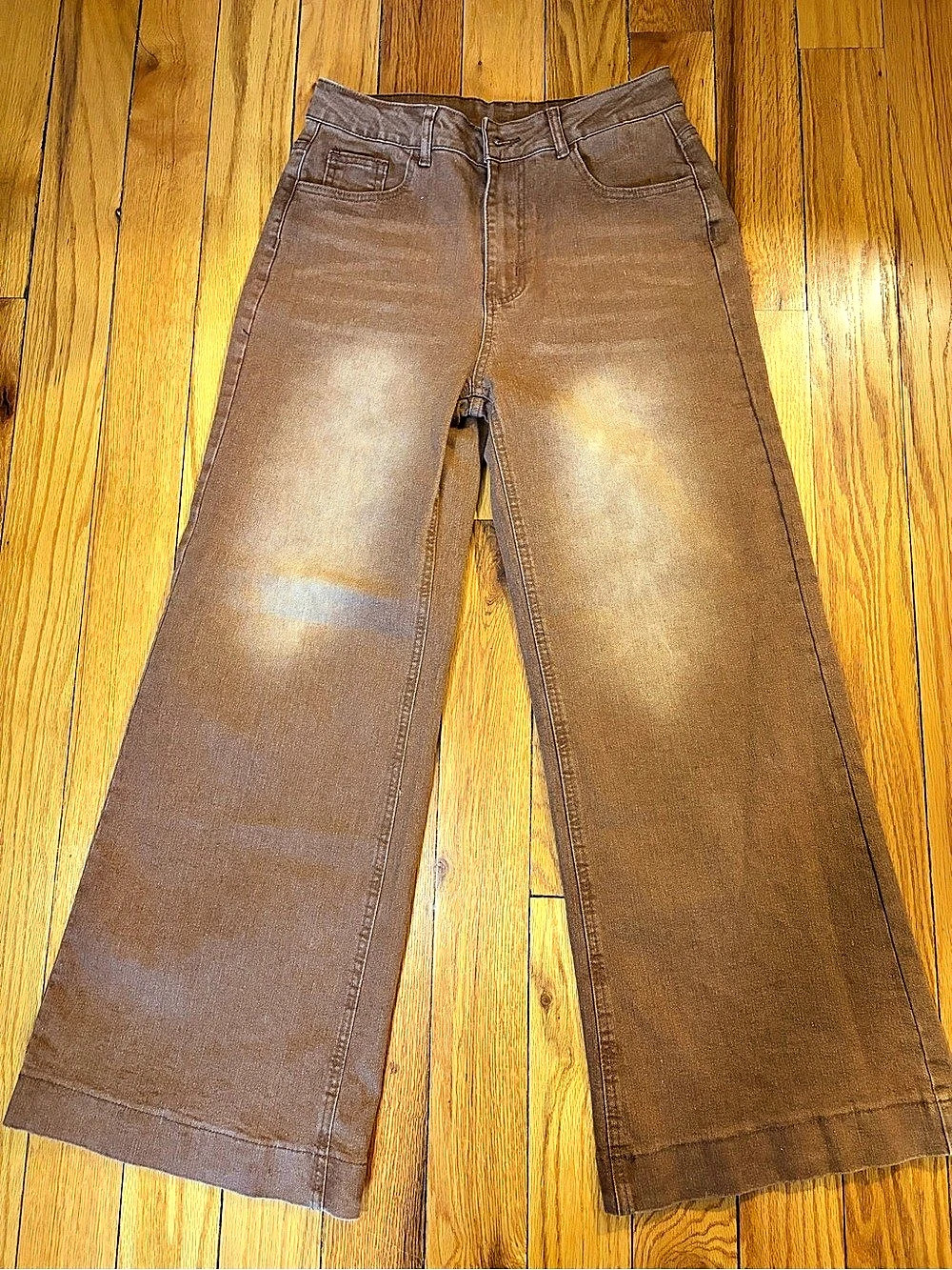 Brown Wide Leg Pants Size Medium